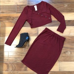 VALENTINES DAY Skirt Set from Francescas ❤️🩷🤍